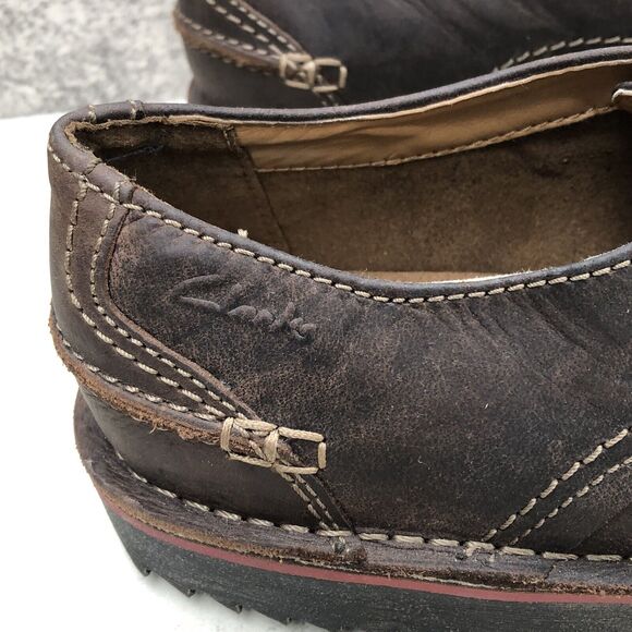 Clarks Shoes Mens Clarks Remsen Limit Oxford Shoes Brown SZ 10.5 M